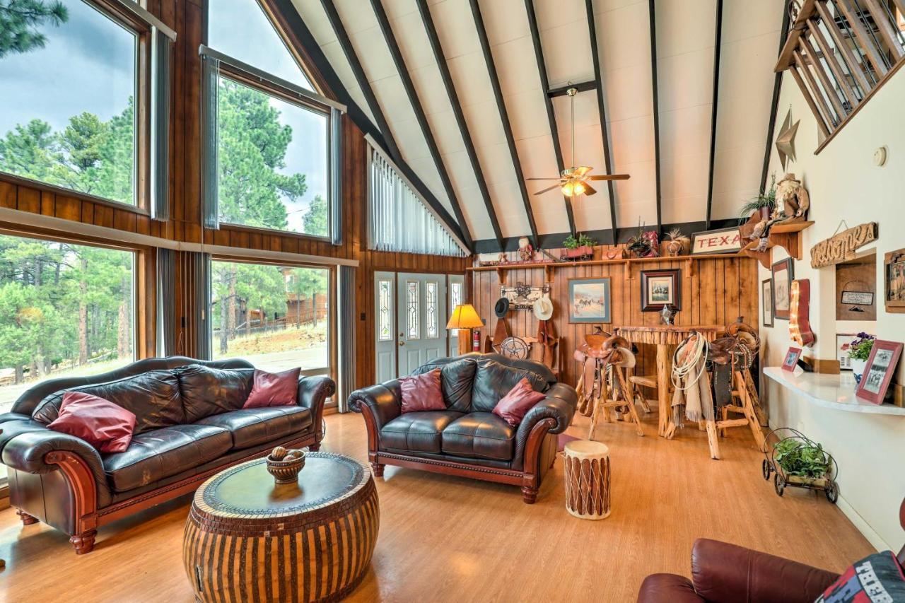 A-Frame Ruidoso Retreat With Deck, Grill And Views!ヴィラ エクステリア 写真