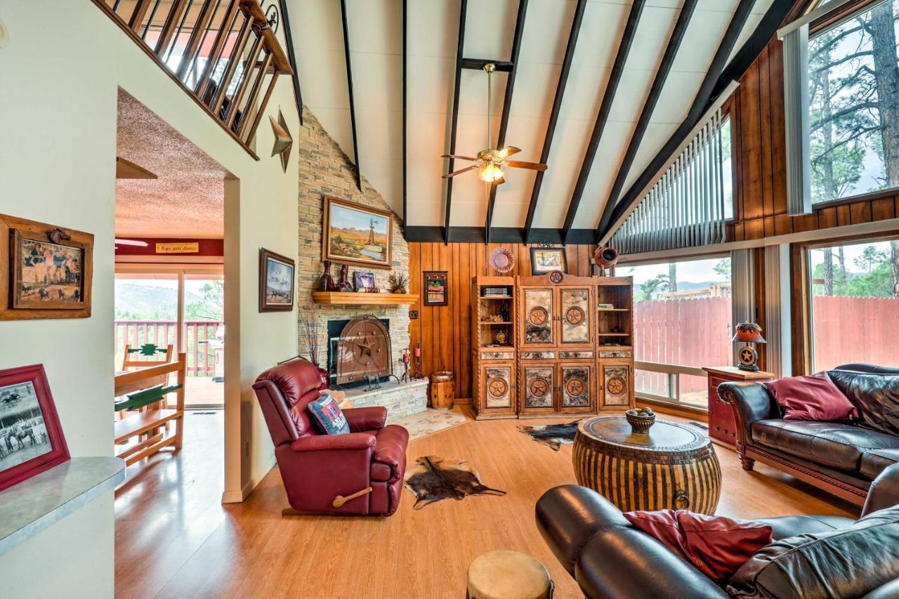 A-Frame Ruidoso Retreat With Deck, Grill And Views!ヴィラ エクステリア 写真