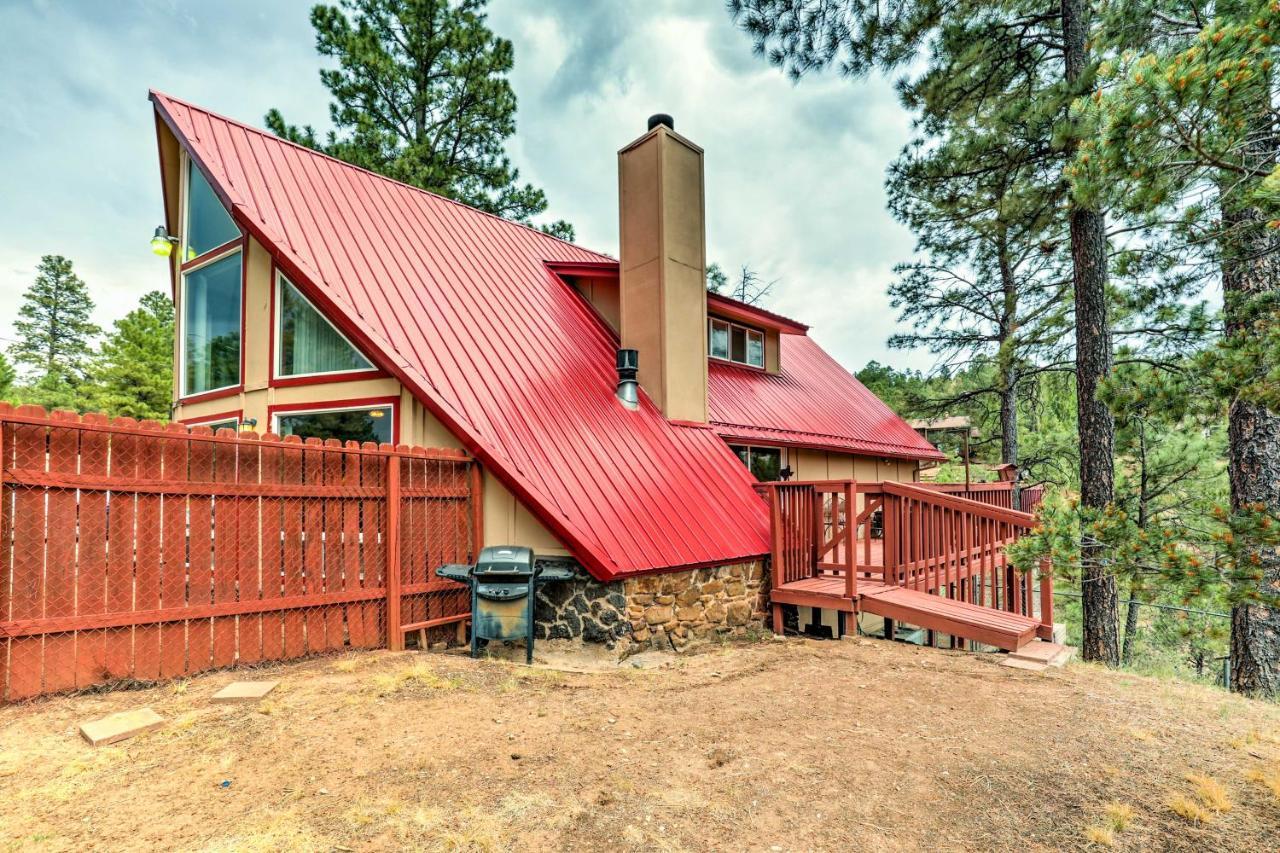 A-Frame Ruidoso Retreat With Deck, Grill And Views!ヴィラ エクステリア 写真